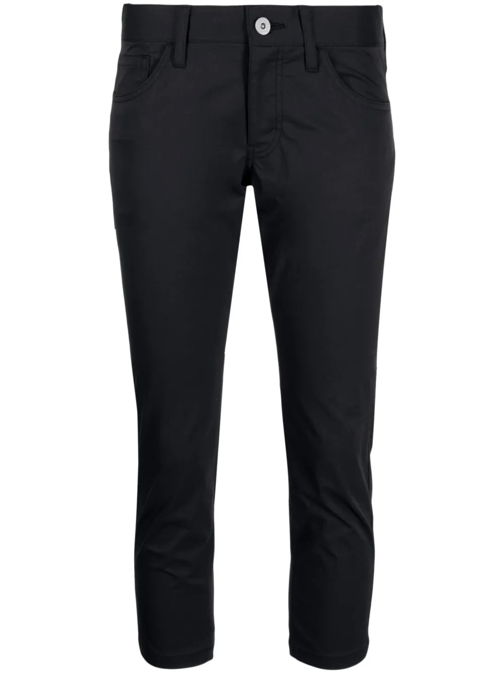 Mid-Rise Cropped Jeans