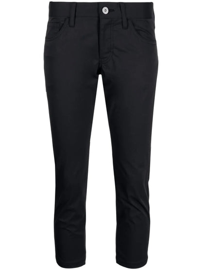 Mid-Rise Cropped Jeans