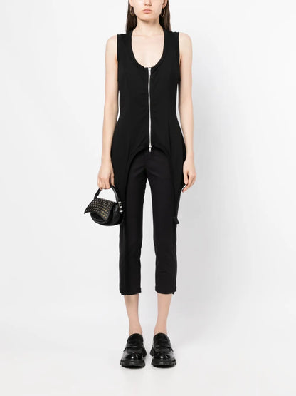 Mid-Rise Cropped Jeans
