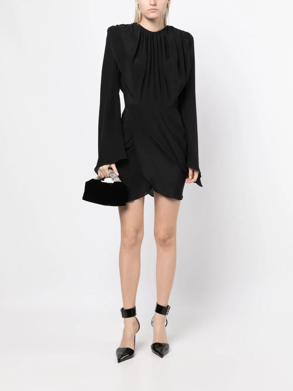 Wraparound Silk Dress