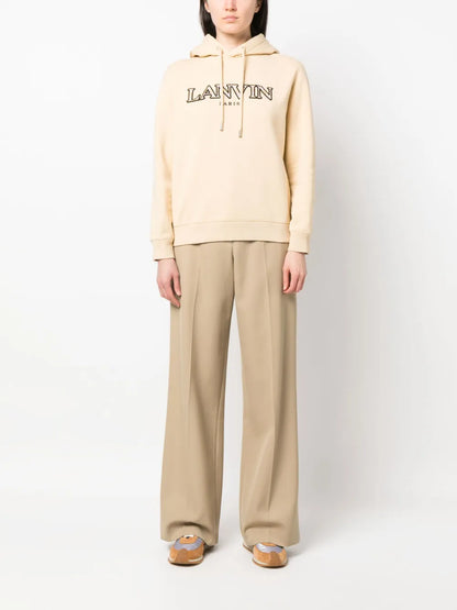 Logo-Embroidered Cotton Hoodie