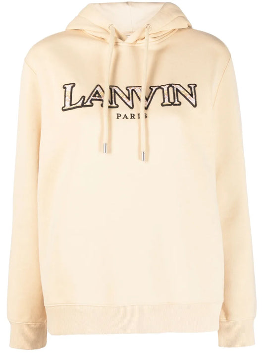 Logo-Embroidered Cotton Hoodie