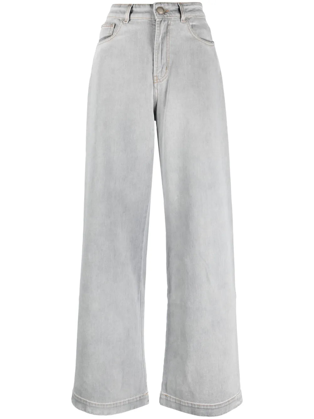 Mid-Rise Straight-Leg Jeans