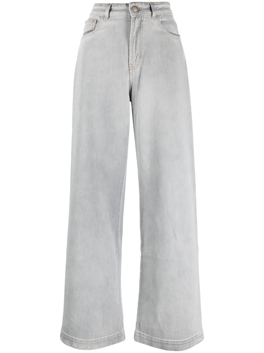 Mid-Rise Straight-Leg Jeans
