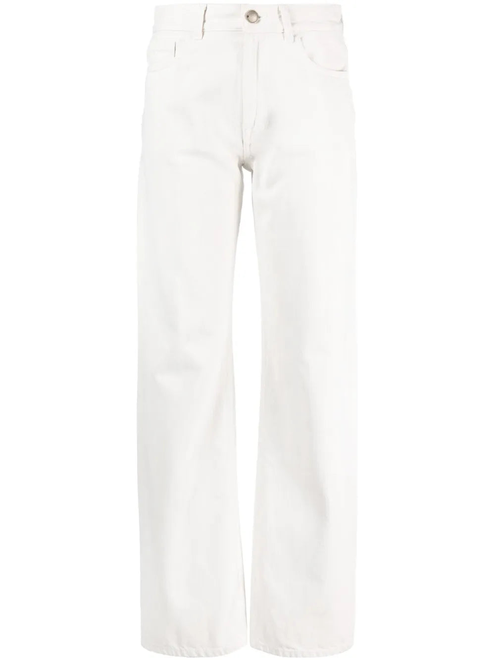Straight-Leg High-Waist Jeans