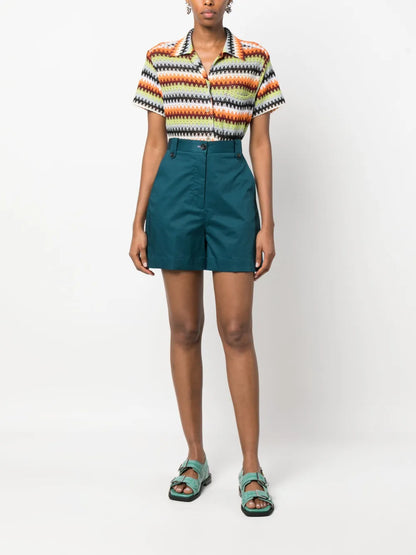 Hight-Waist Mini Shorts