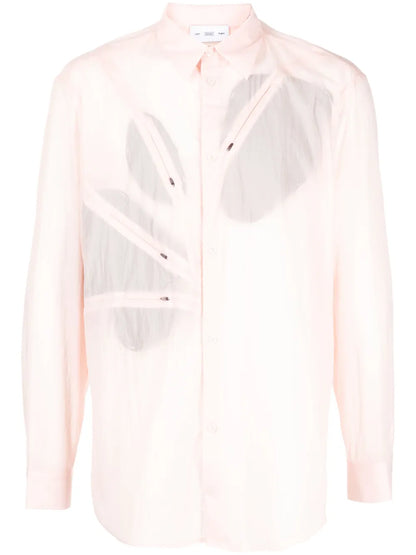 Decorative-Zip Detailing Shirt
