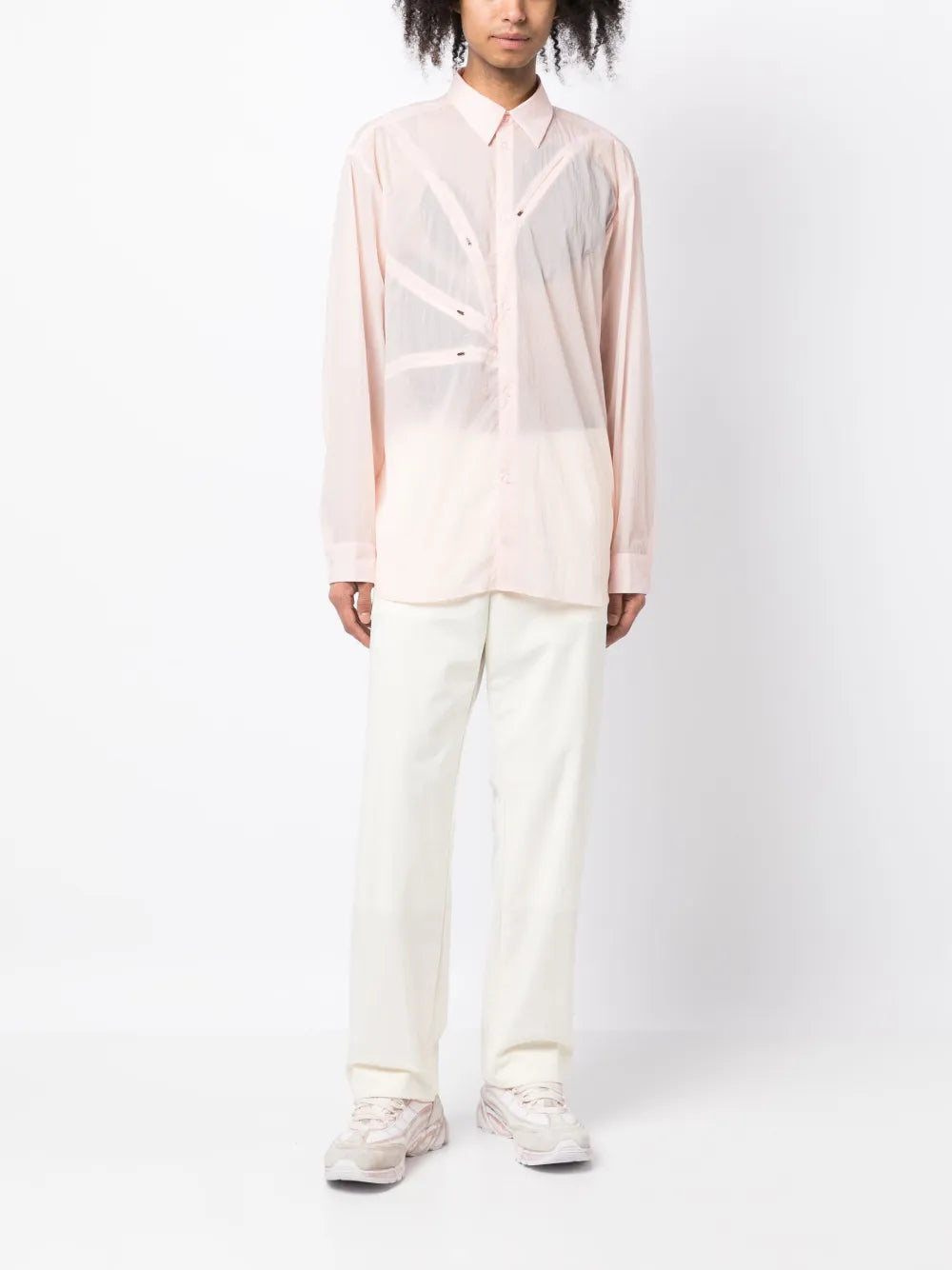 Decorative-Zip Detailing Shirt