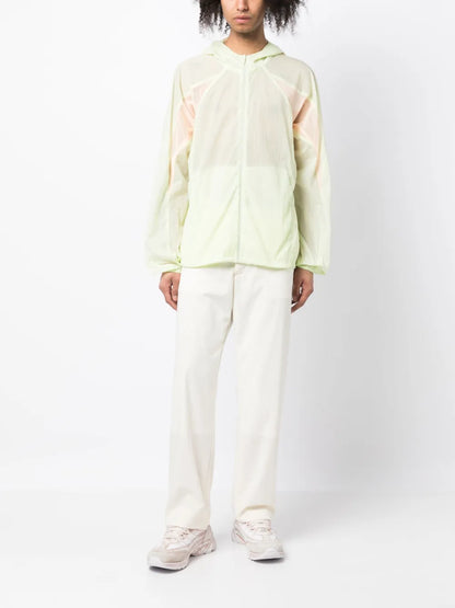 Transparent-Design Hooded Jacket