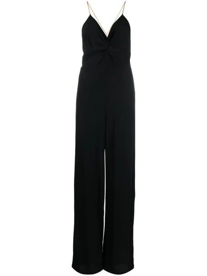 Plunging V-Neck Jumpsuit