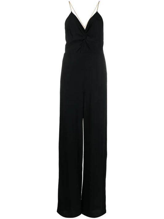Plunging V-Neck Jumpsuit
