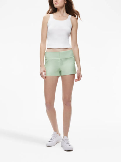 Olivia Faux-Leather Shorts