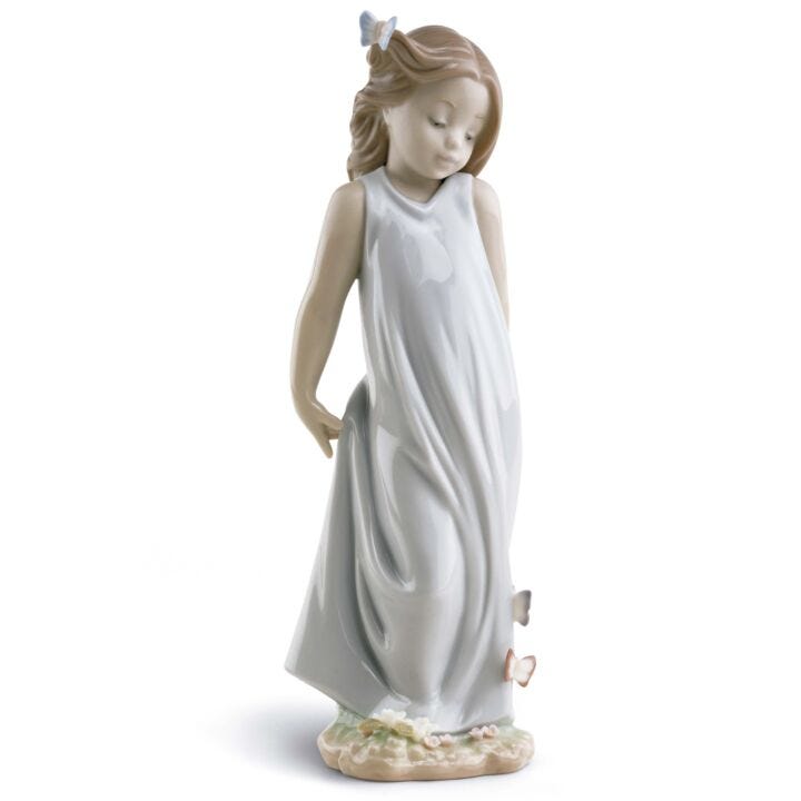 Friend Of The Butterflies Girl Figurine