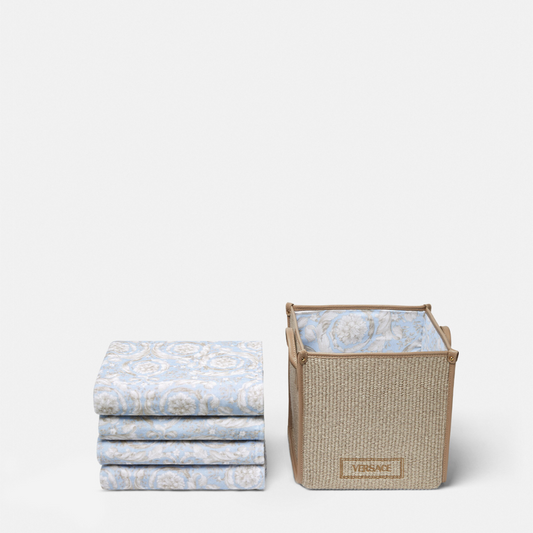 Barocco Floor Basket Towel Set
