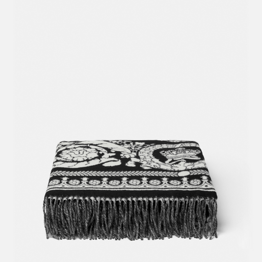 Barocco Foulard Fringed Blanket