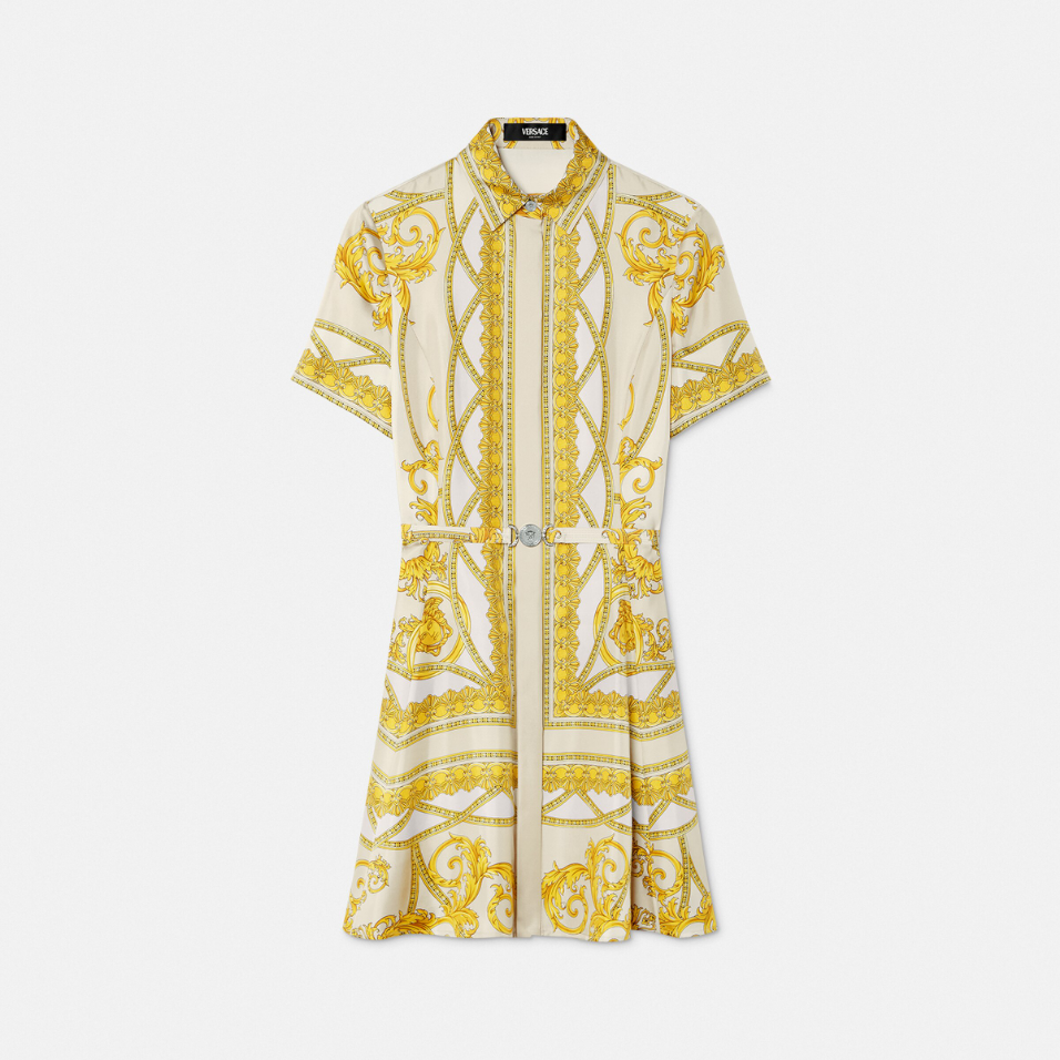La Coupe des Dieux Silk Shirt Dress