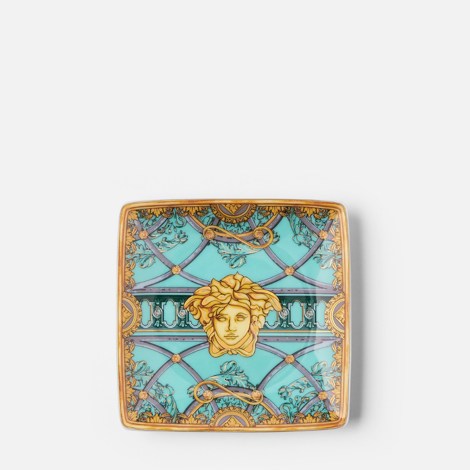 Scala del Palazzo Verde Square Plate 12 cm