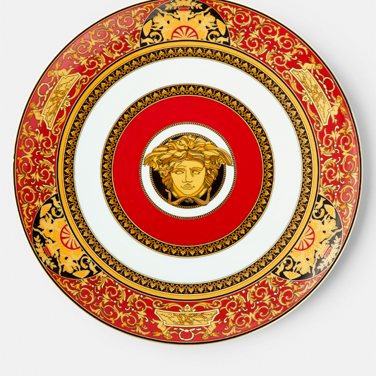 Medusa Red Charger Plate 33 cm