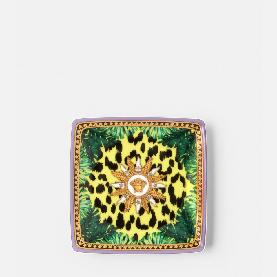 Jungle Animalier Square Plate 12 cm