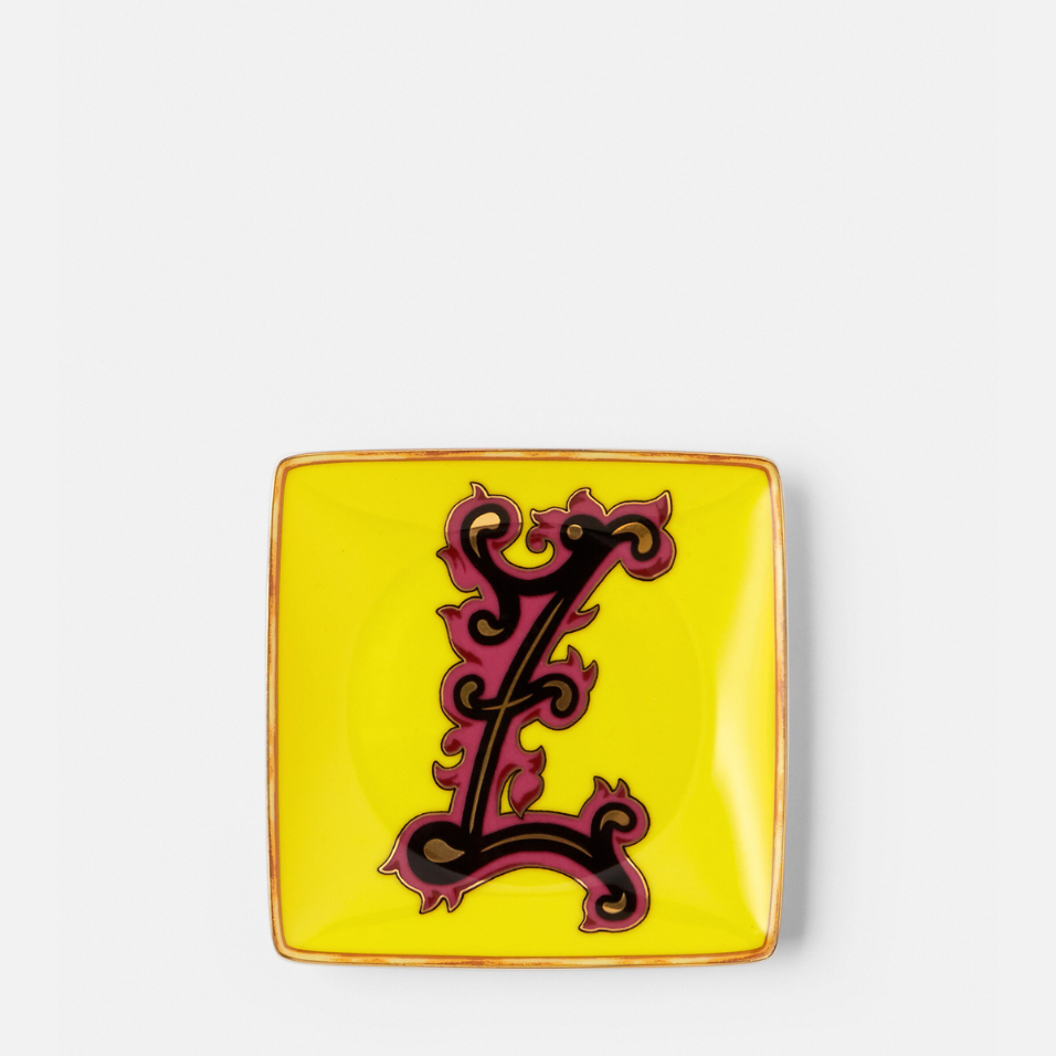 Versace Alphabet Z Square Plate 12 cm