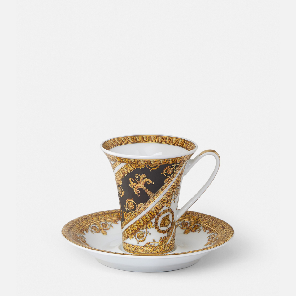 Baroque Espresso Cup & Saucer