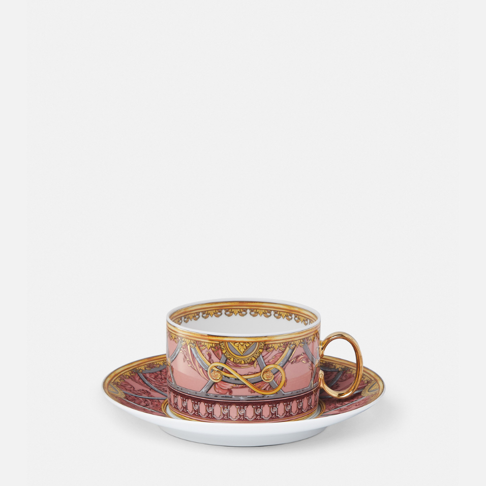 Scala del Palazzo Rosa Tea Cup & Saucer