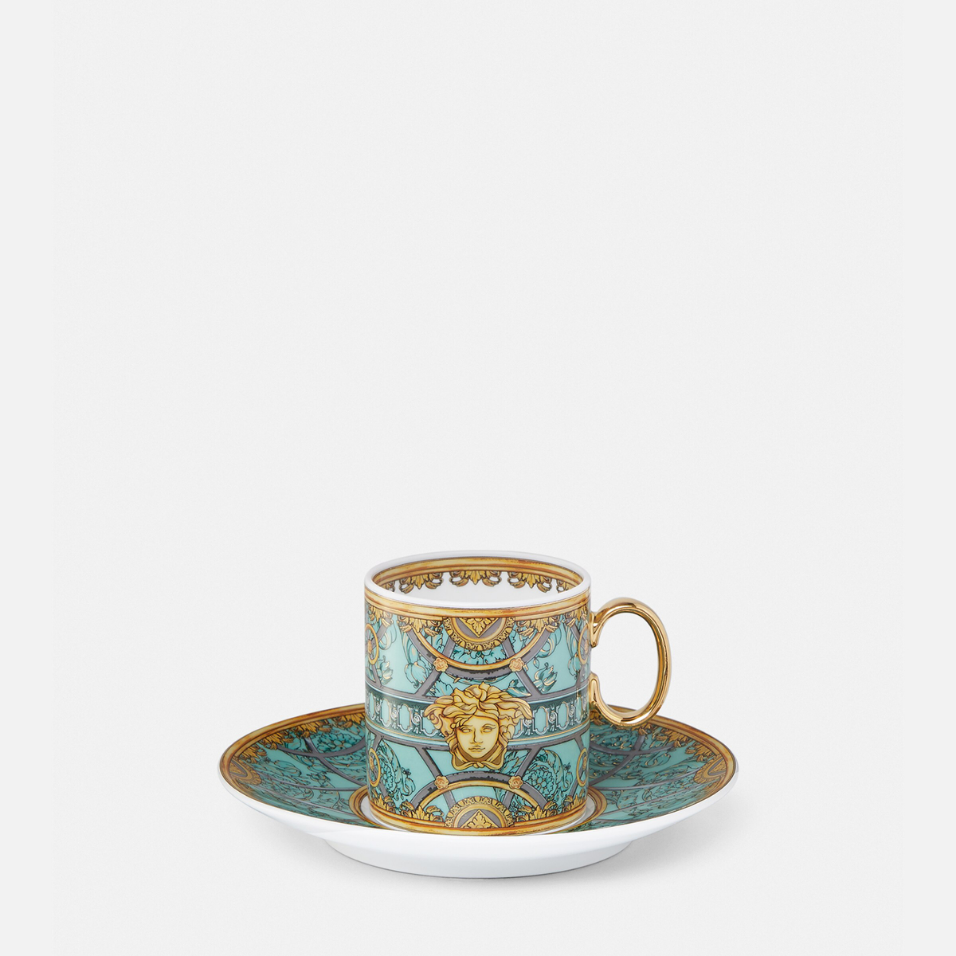 Scala del Palazzo Verde Espresso Cup & Saucer