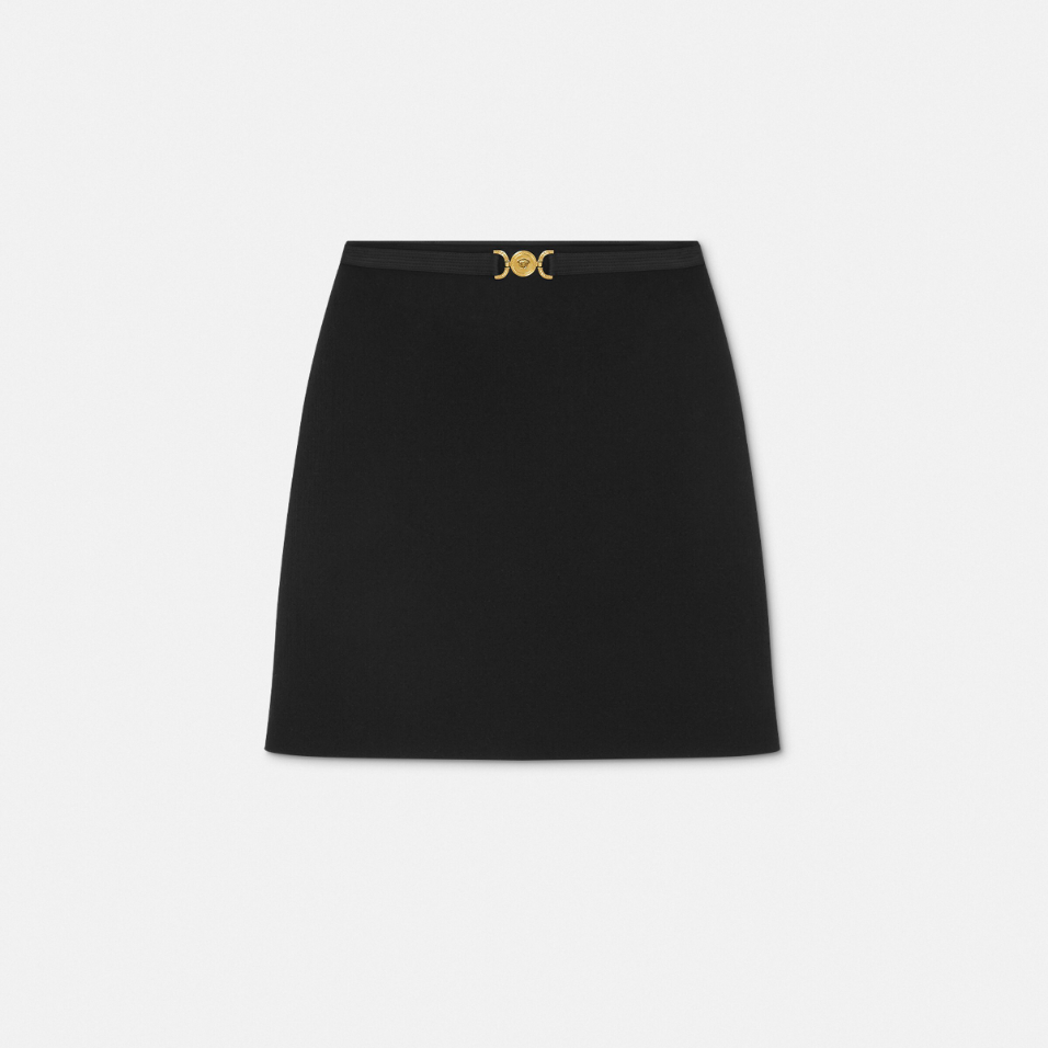 Medusa '95 Wool-Blend A-Line Skirt