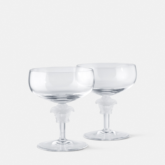 Medusa Lumière Champagne Glasses 2-Set