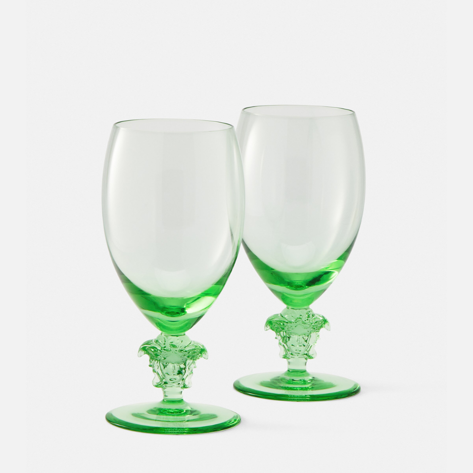 Medusa Lumiére Set 2 White Wine Goblets