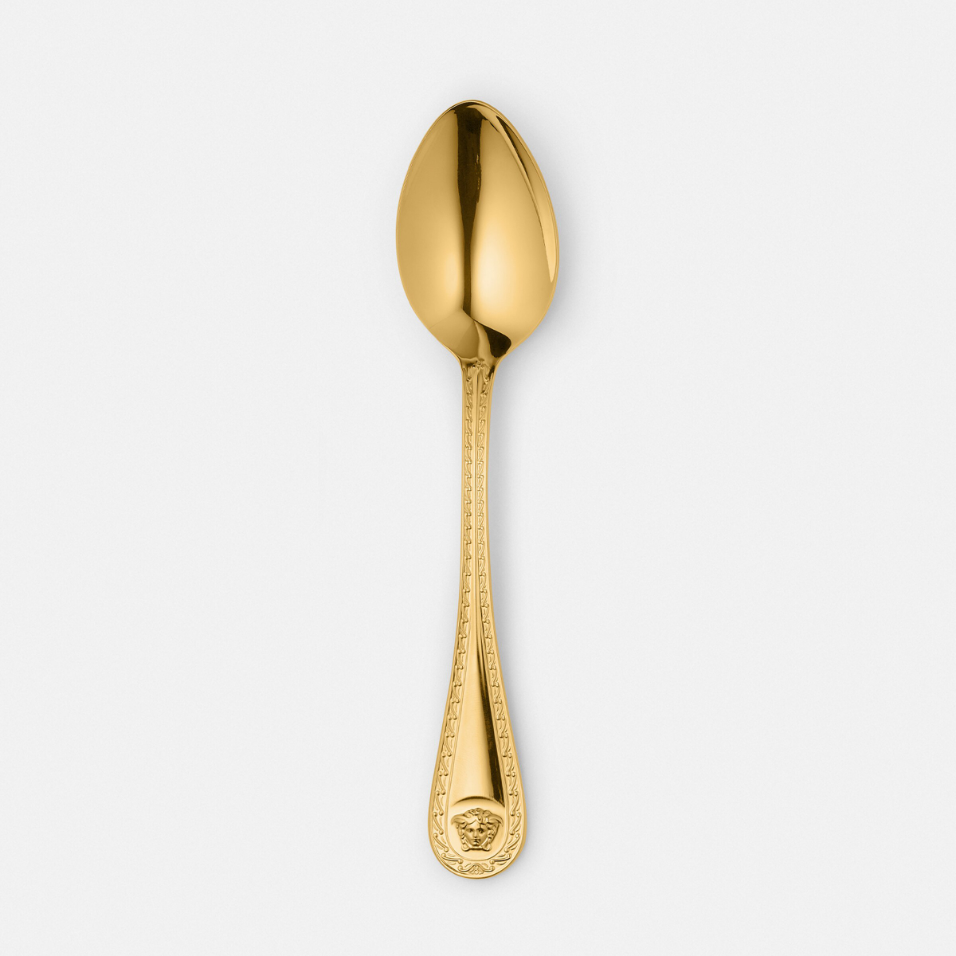 Medusa Gilded Dessert Spoon