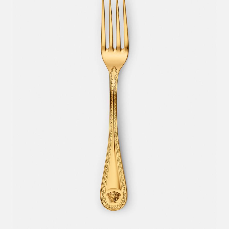 Medusa Gilded Dinner Fork