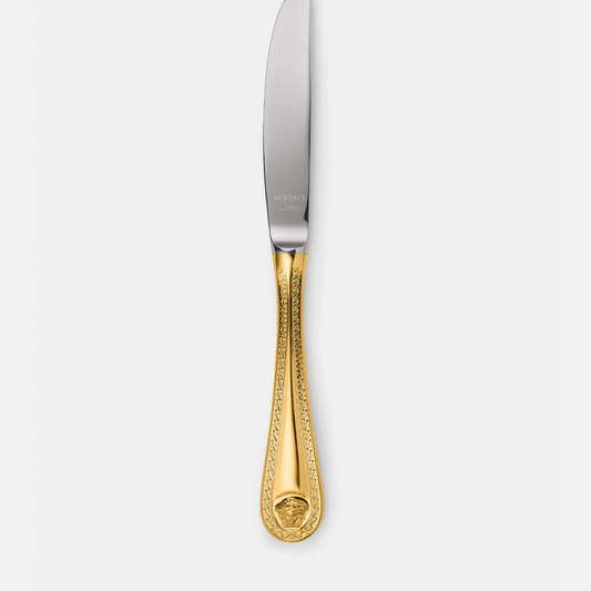 Medusa Gilded Dinner Knife