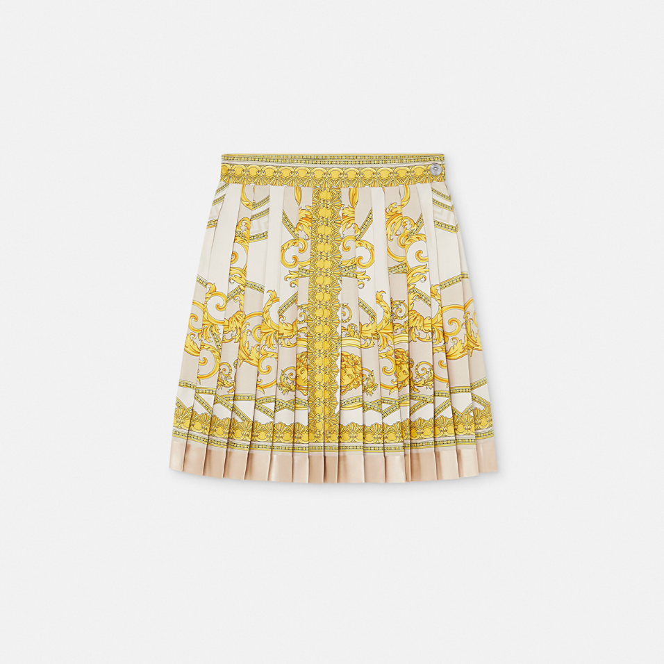 La Coupe des Dieux Silk Pleated Skirt