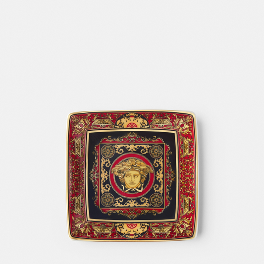 Medusa Red Square Plate 12 cm