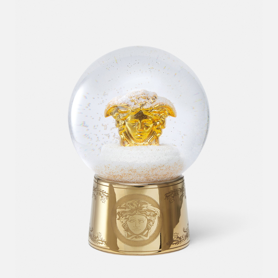 Golden Medusa Large Snow Globe