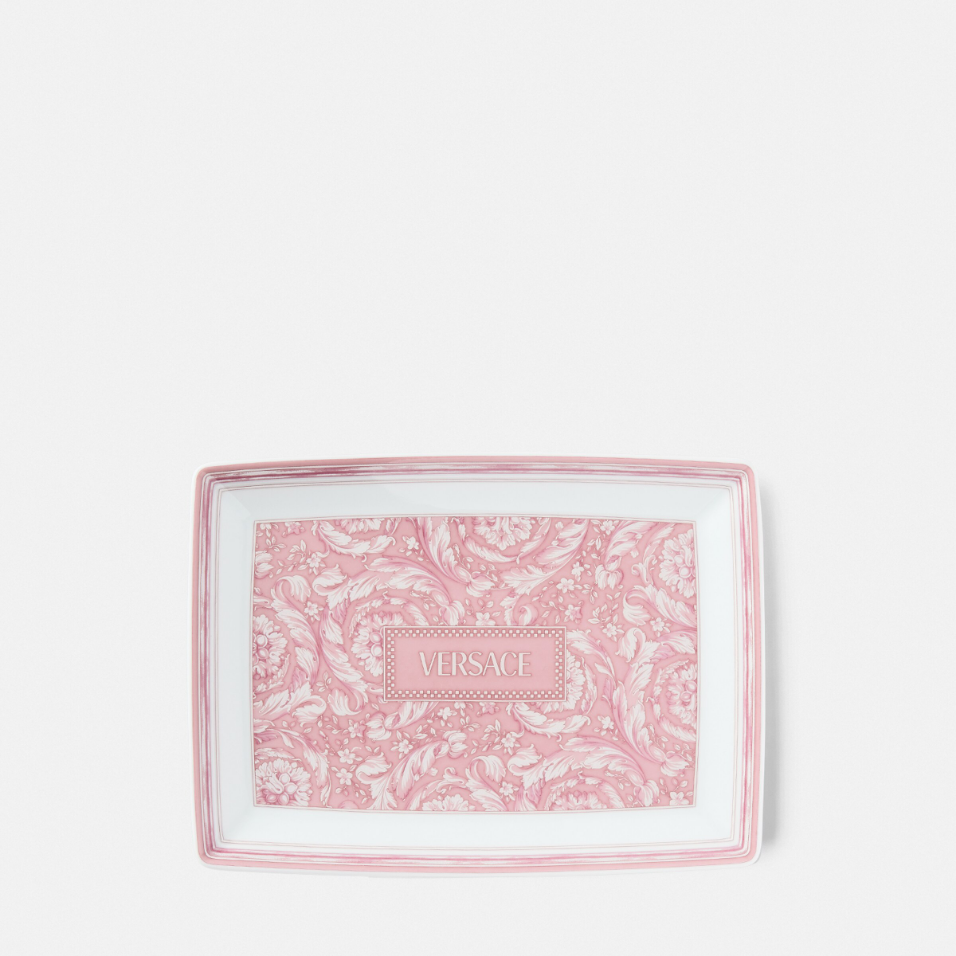 Barocco Rose Rectangular Plate 18 cm