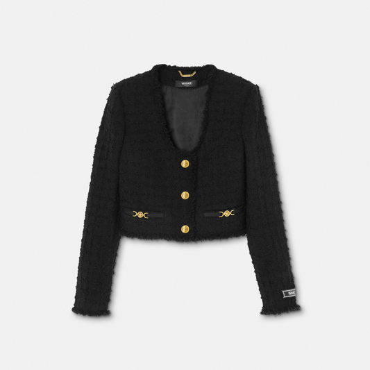 Heritage Tweed Crop Cardigan Jacket