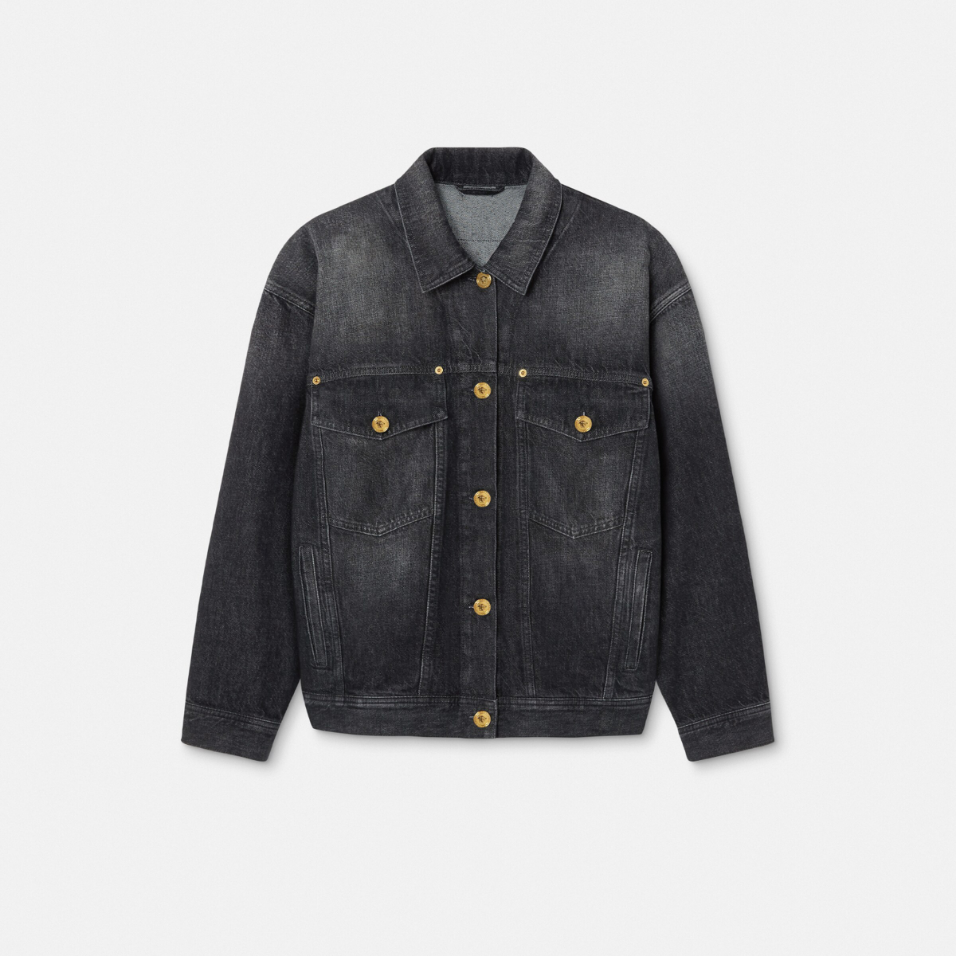 Barocco Oversized Denim Jacket