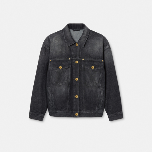 Barocco Oversized Denim Jacket