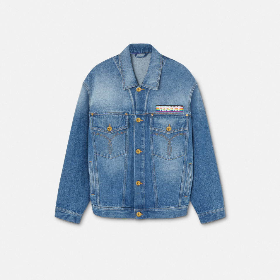 Pride Barocco Oversized Denim Jacket