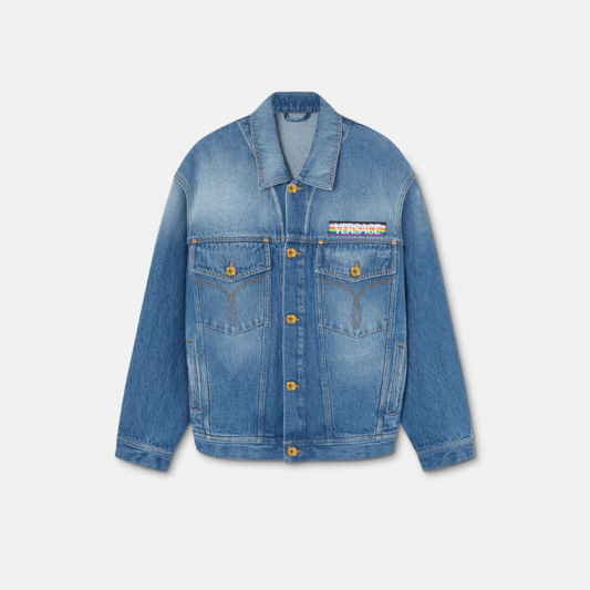 Pride Barocco Oversized Denim Jacket