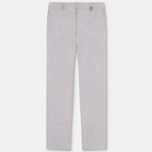 Mélange Wool Slim-Fit Wool Trousers