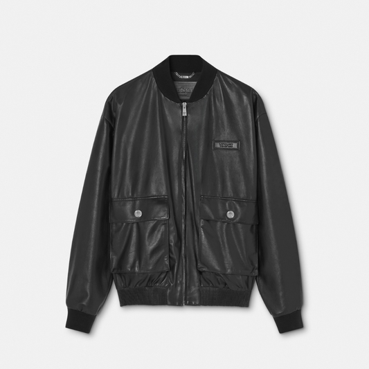 Leather Blouson Jacket