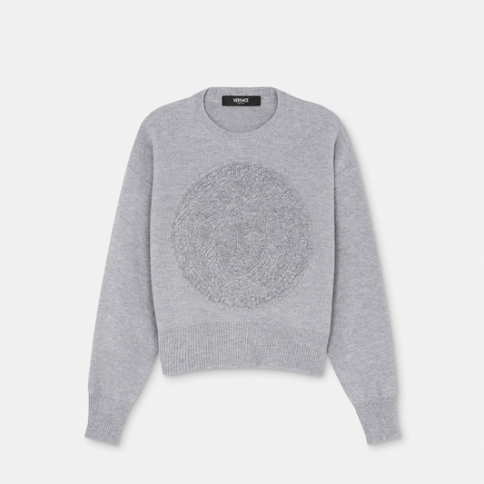 Medusa Wool-Blend Knit Towel Jumper