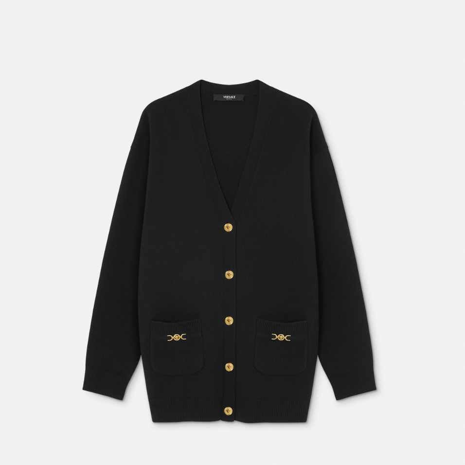Cashmere-Blend Oversize Cardigan