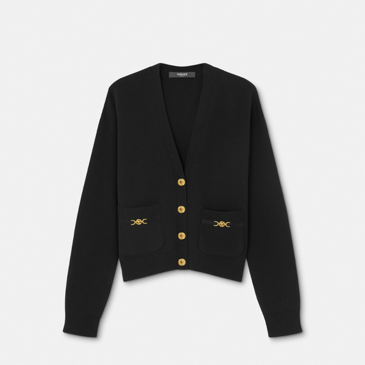 Cashmere-Blend Knit Boxy Cardigan