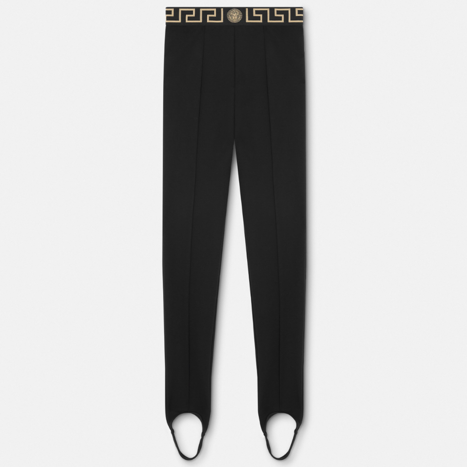 Greca Border Gym Stirrup Leggings