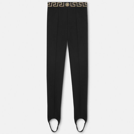 Greca Border Gym Stirrup Leggings