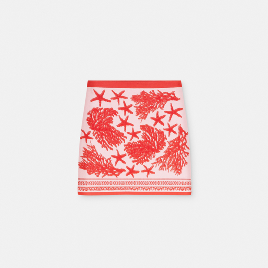 Barocco Sea Knit Mini Skirt